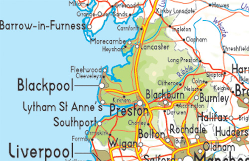 Map-Lancashire