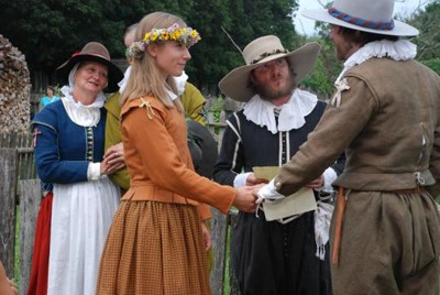 Pilgrim wedding